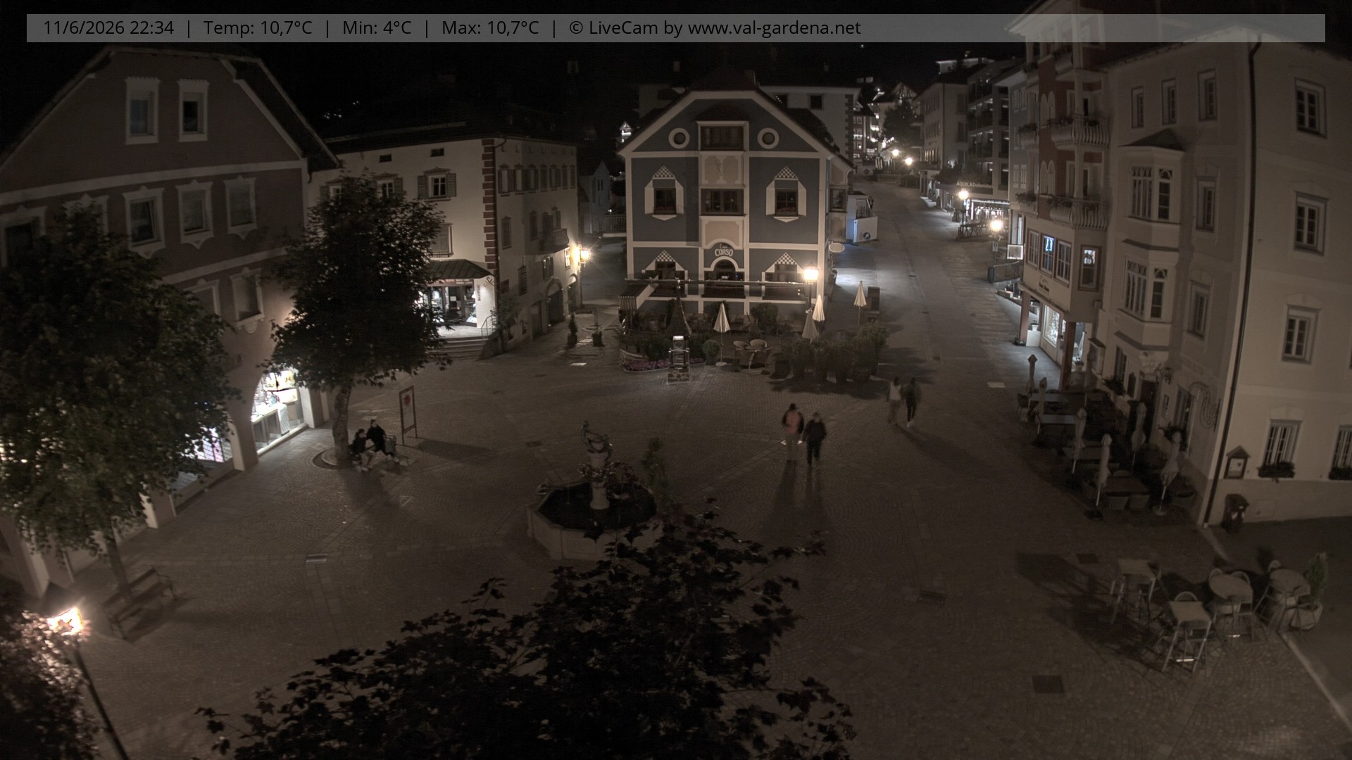 Archiv Foto Webcam St. Ulrich: Dorfzentrum