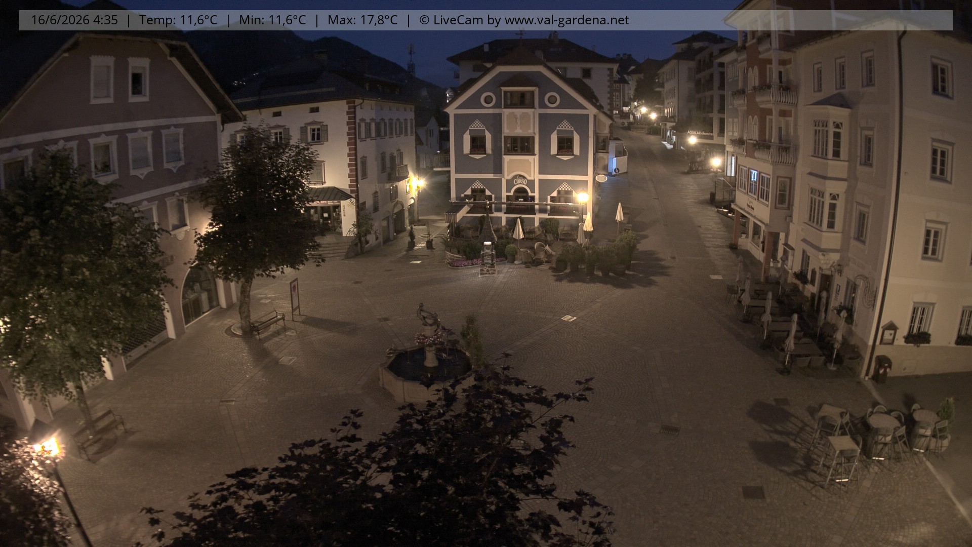 Archiv Foto Webcam St. Ulrich: Dorfzentrum