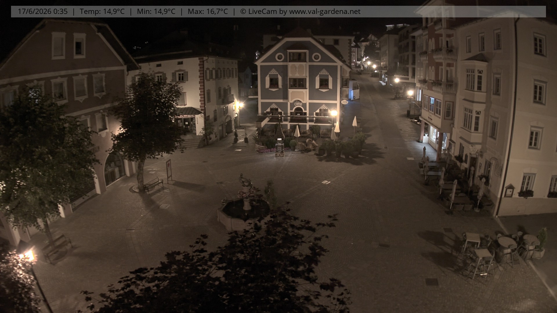 Archiv Foto Webcam St. Ulrich: Dorfzentrum