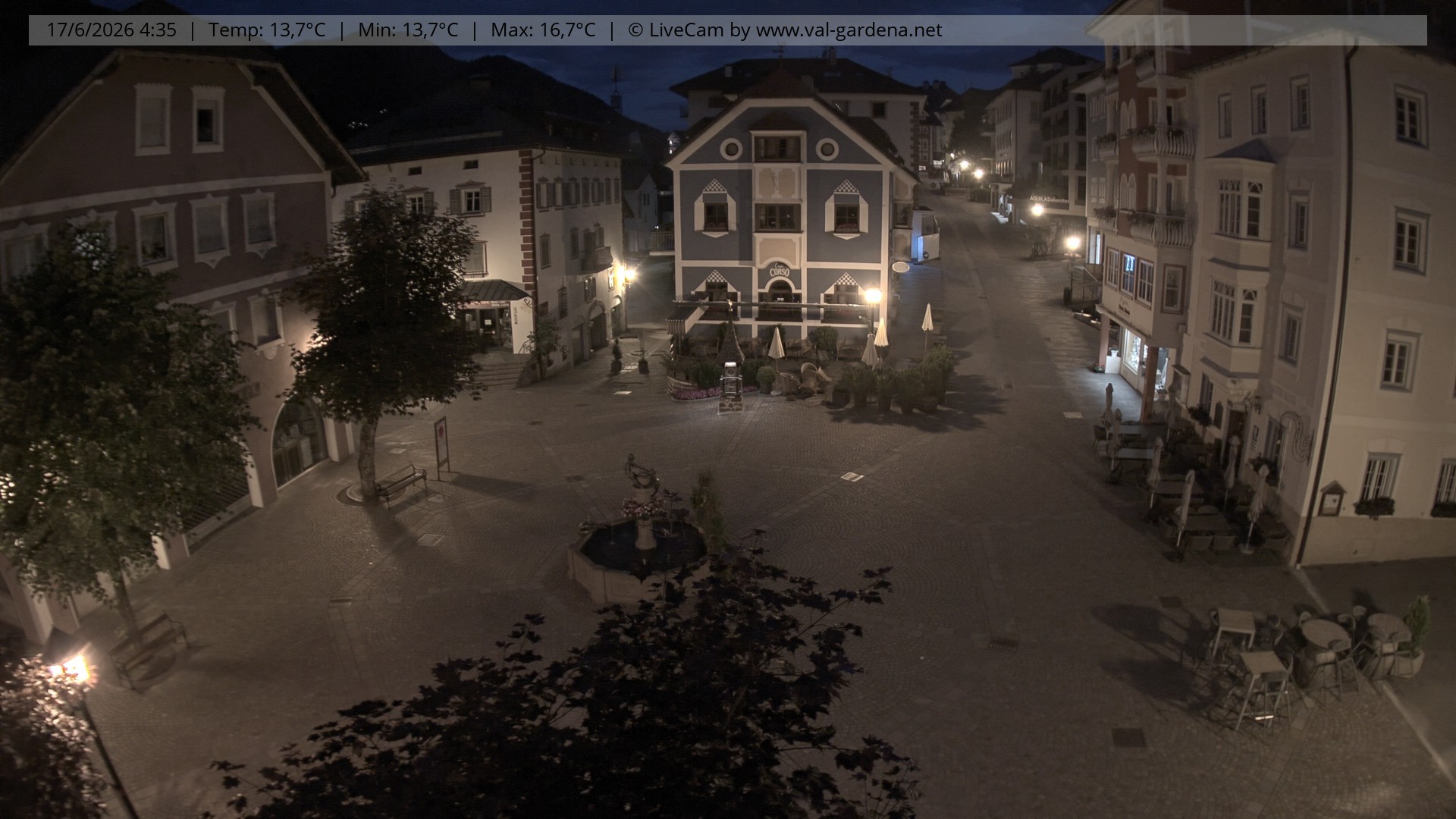 Archiv Foto Webcam St. Ulrich: Dorfzentrum