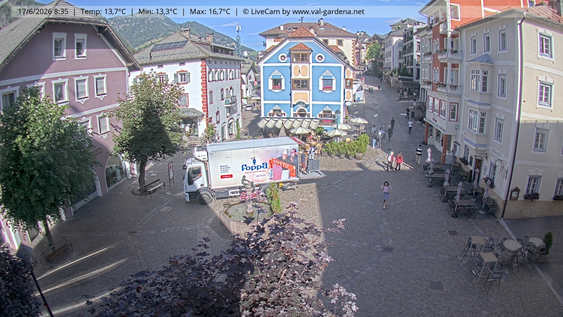 Archiv Foto Webcam St. Ulrich: Dorfzentrum