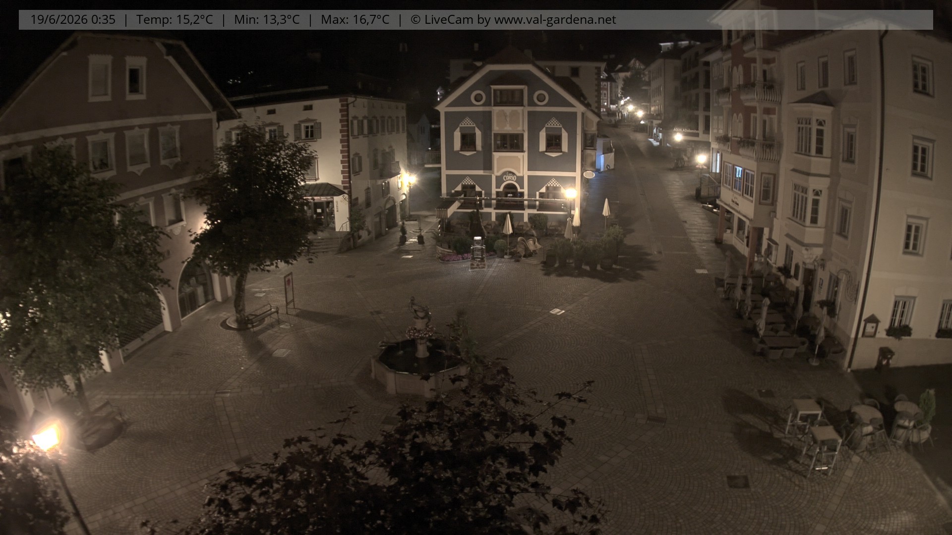 Archiv Foto Webcam St. Ulrich: Dorfzentrum