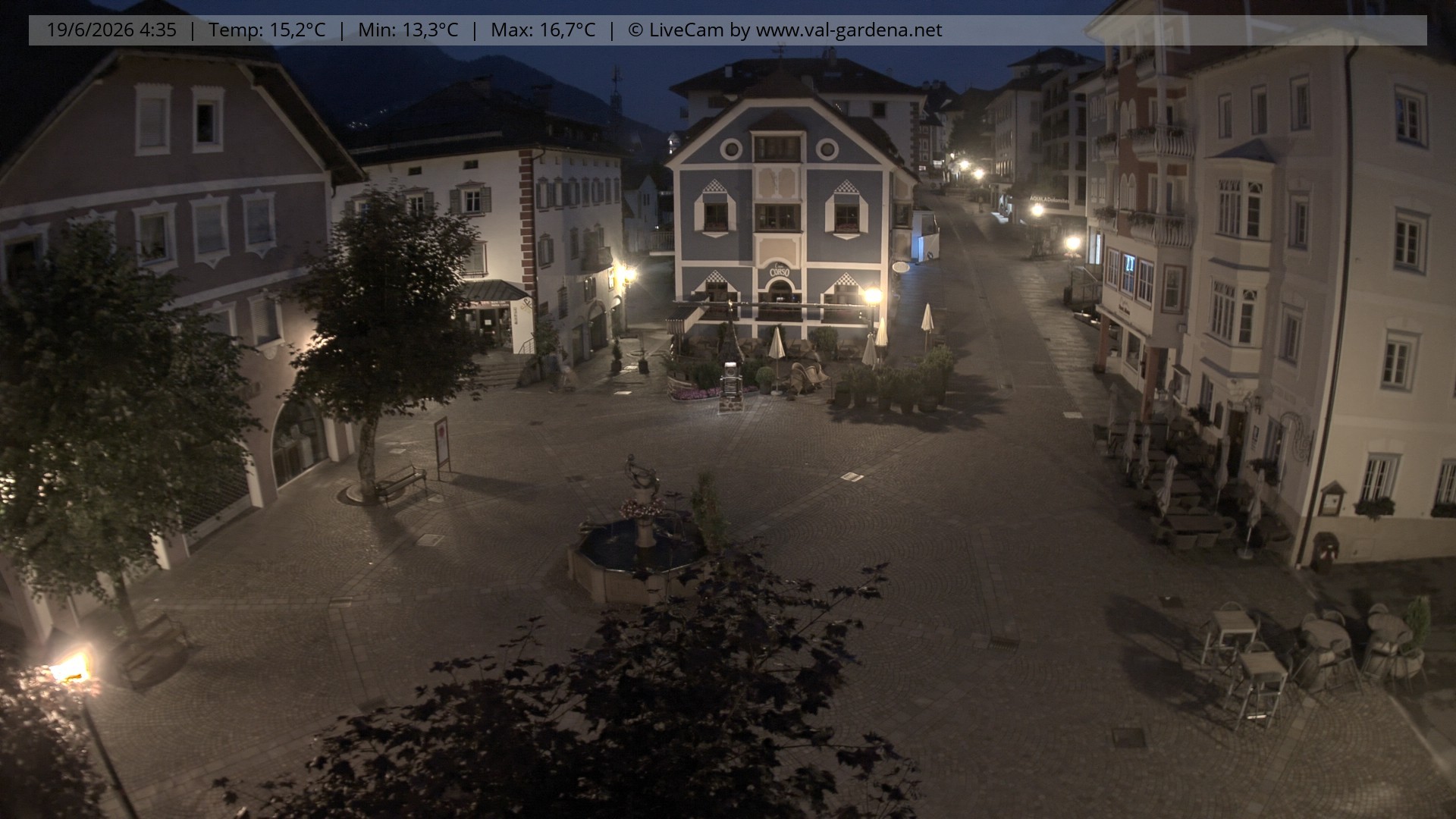 Archiv Foto Webcam St. Ulrich: Dorfzentrum