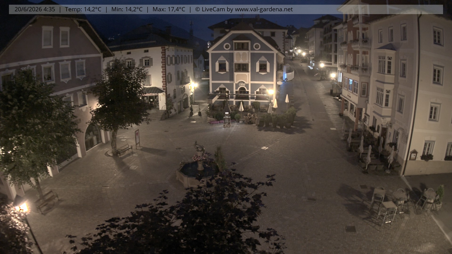 Archiv Foto Webcam St. Ulrich: Dorfzentrum
