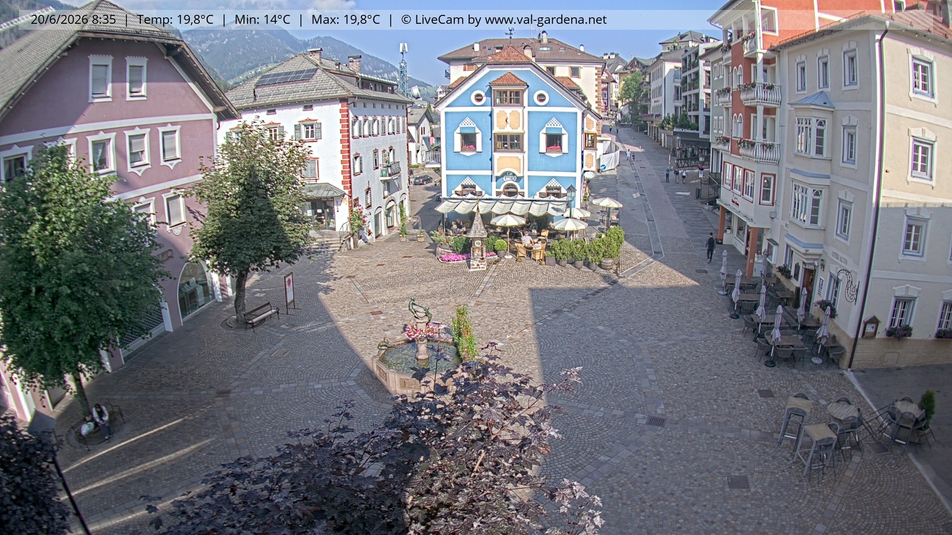 Archiv Foto Webcam St. Ulrich: Dorfzentrum
