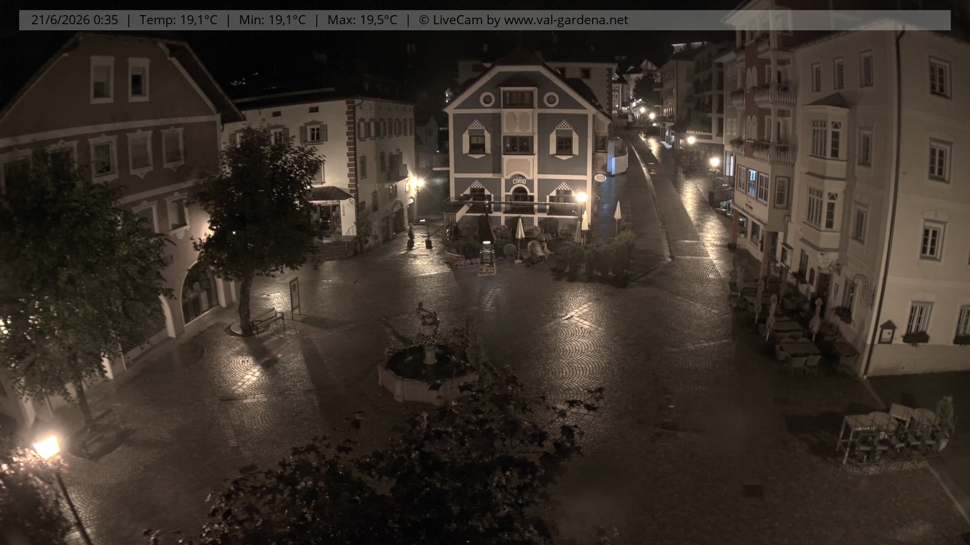 Archiv Foto Webcam St. Ulrich: Dorfzentrum
