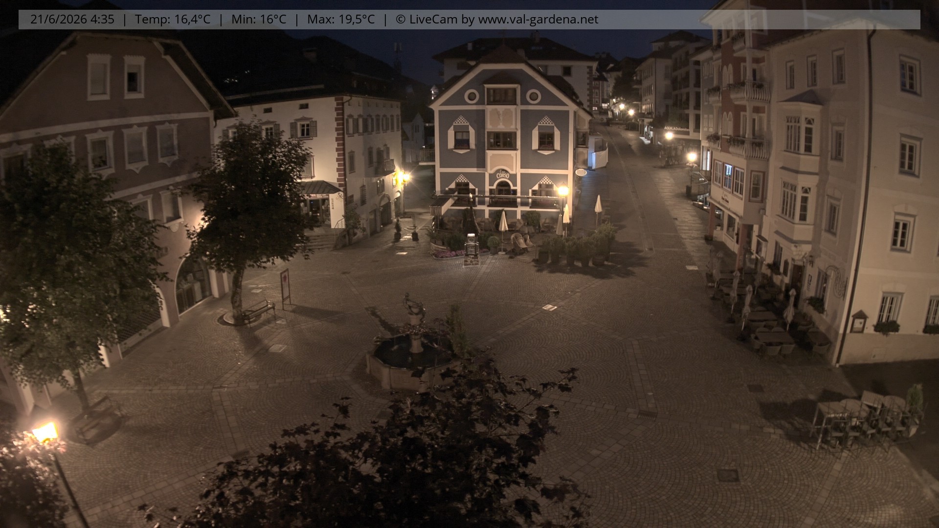 Archiv Foto Webcam St. Ulrich: Dorfzentrum