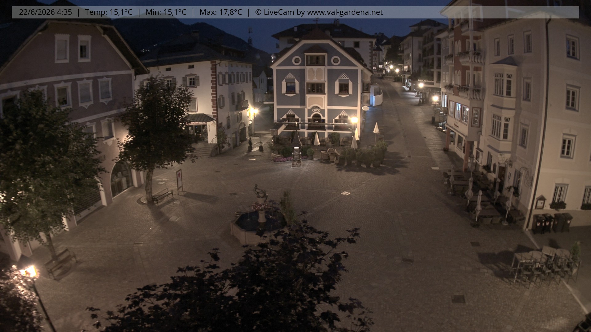 Archiv Foto Webcam St. Ulrich: Dorfzentrum