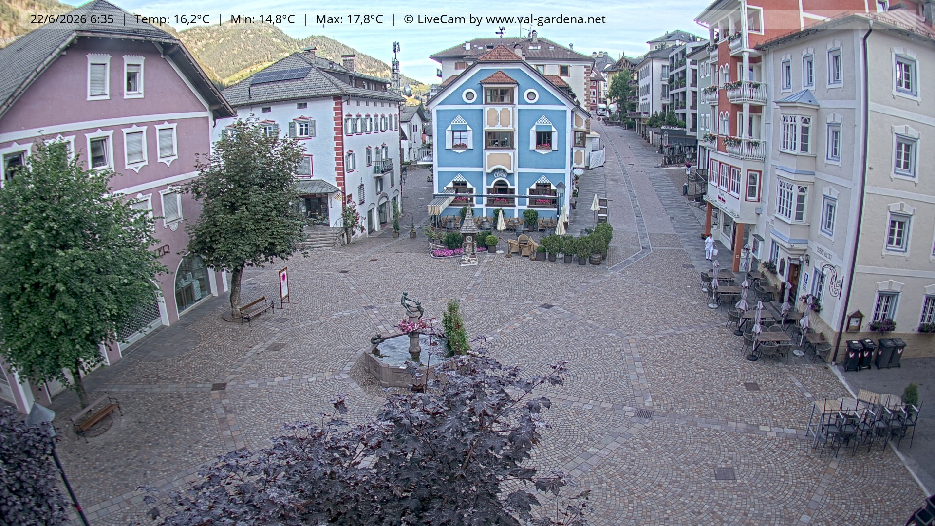 Archiv Foto Webcam St. Ulrich: Dorfzentrum