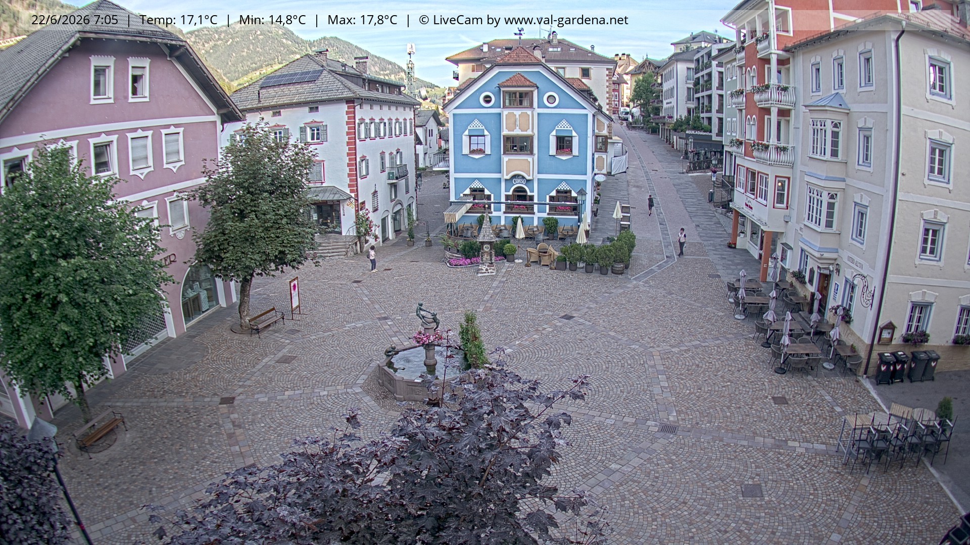 Archiv Foto Webcam St. Ulrich: Dorfzentrum