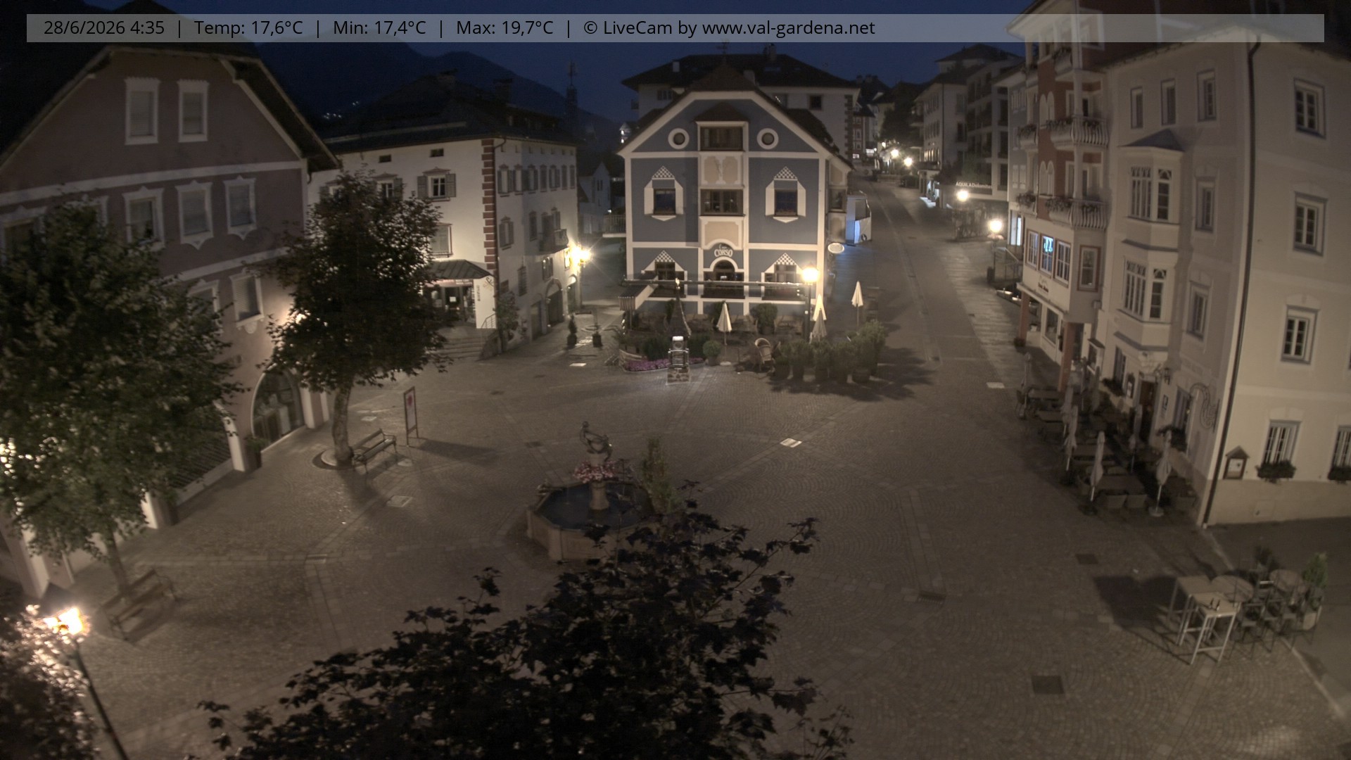 Archiv Foto Webcam St. Ulrich: Dorfzentrum