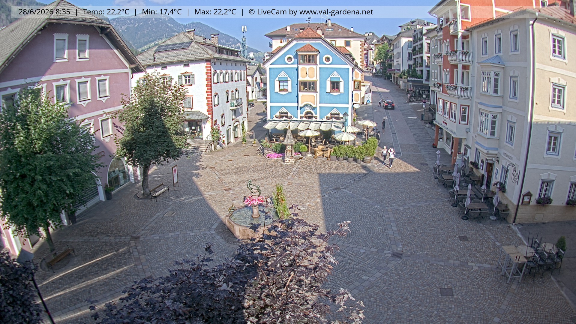 Archiv Foto Webcam St. Ulrich: Dorfzentrum