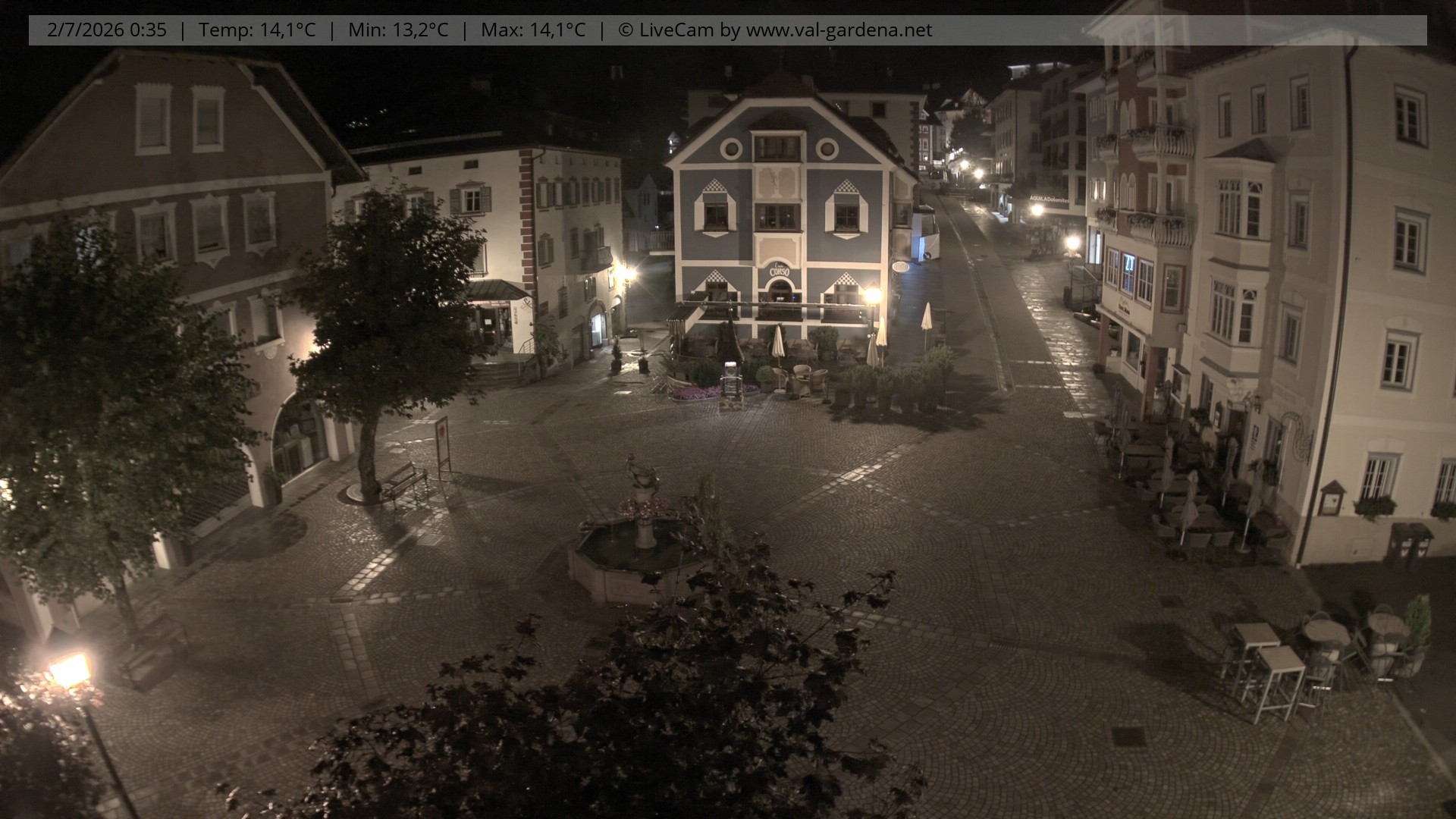 Archiv Foto Webcam St. Ulrich: Dorfzentrum