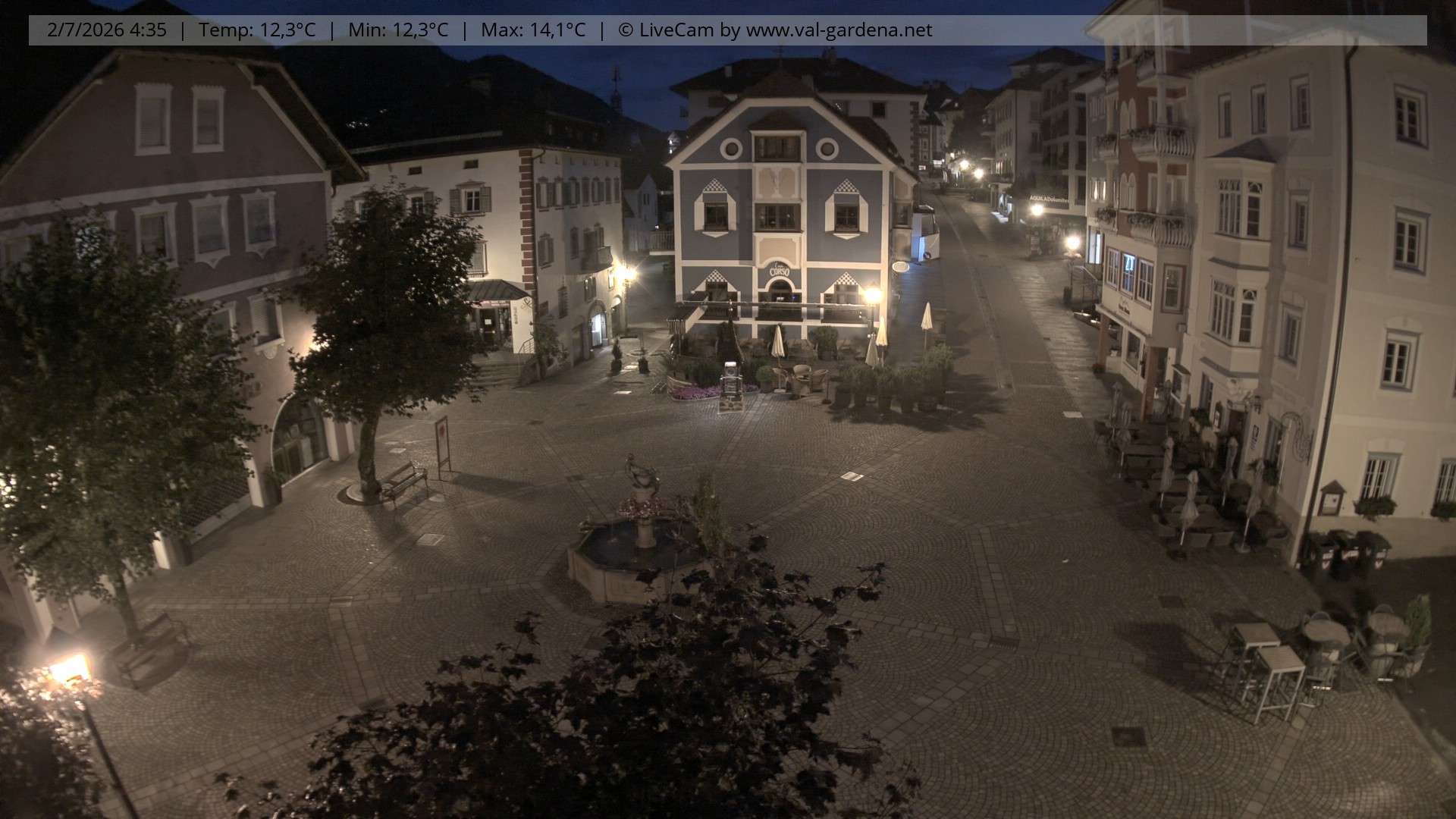 Archiv Foto Webcam St. Ulrich: Dorfzentrum
