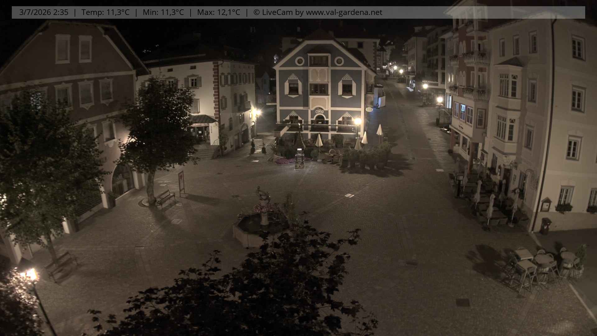Archiv Foto Webcam St. Ulrich: Dorfzentrum