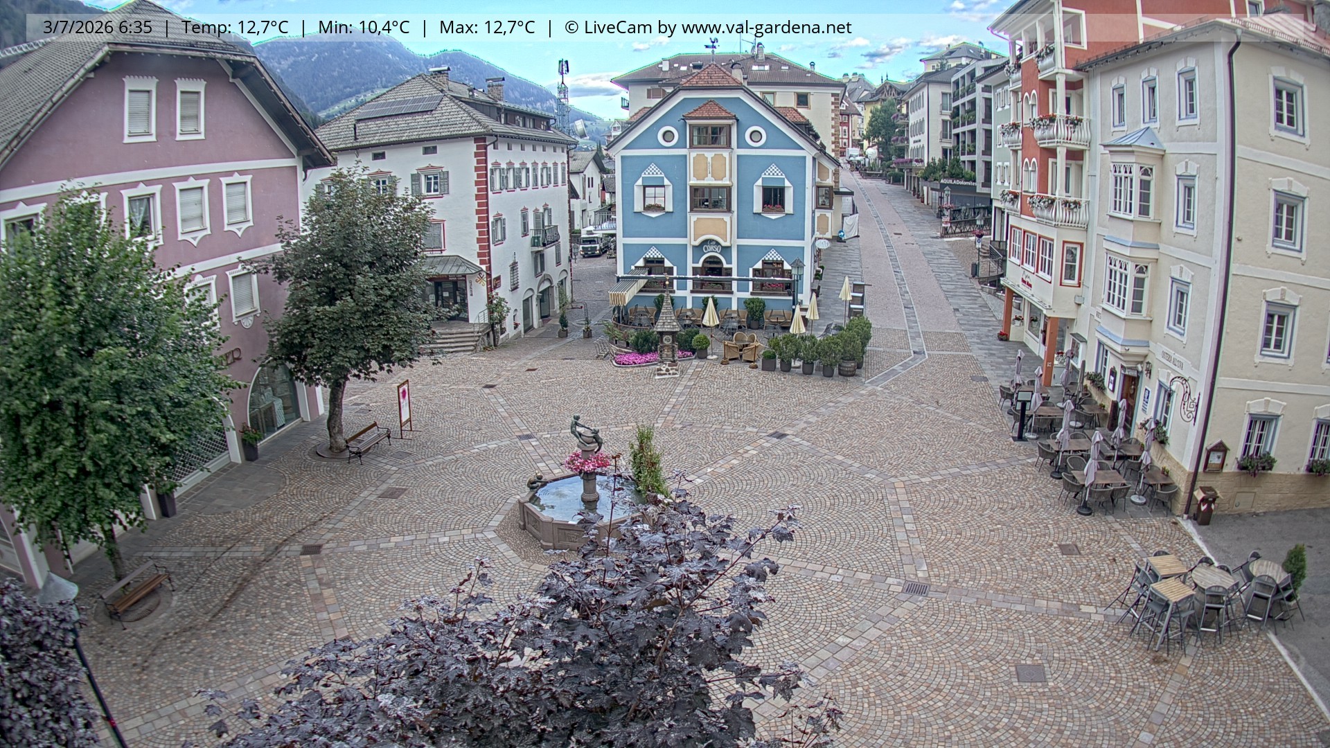 Archiv Foto Webcam St. Ulrich: Dorfzentrum