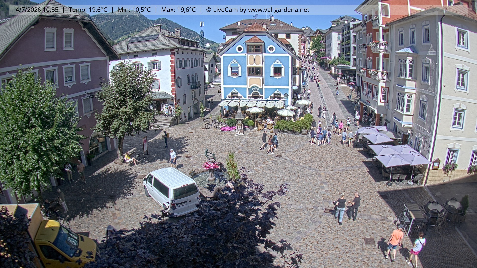 Archiv Foto Webcam St. Ulrich: Dorfzentrum