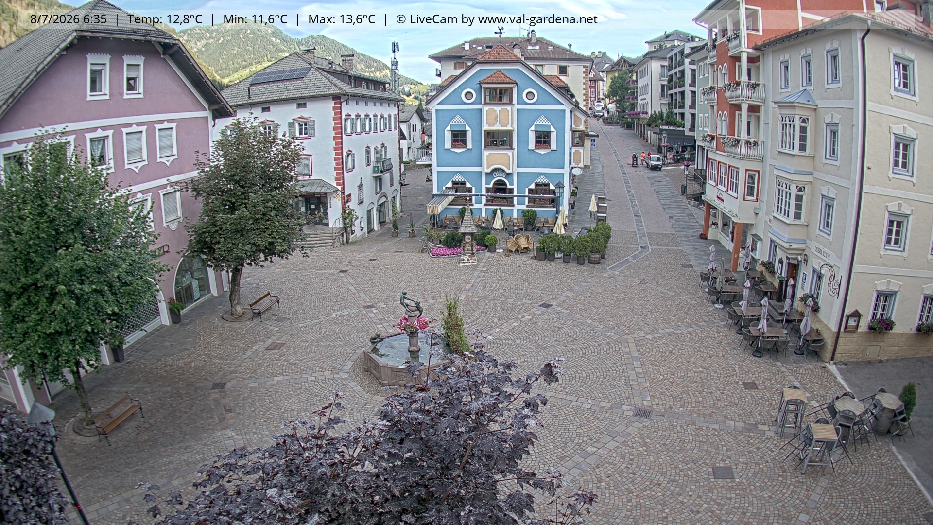 Archiv Foto Webcam St. Ulrich: Dorfzentrum