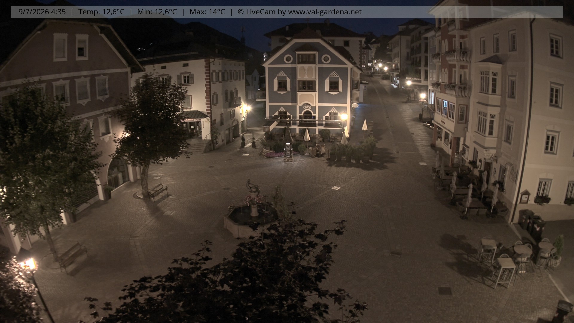 Archiv Foto Webcam St. Ulrich: Dorfzentrum