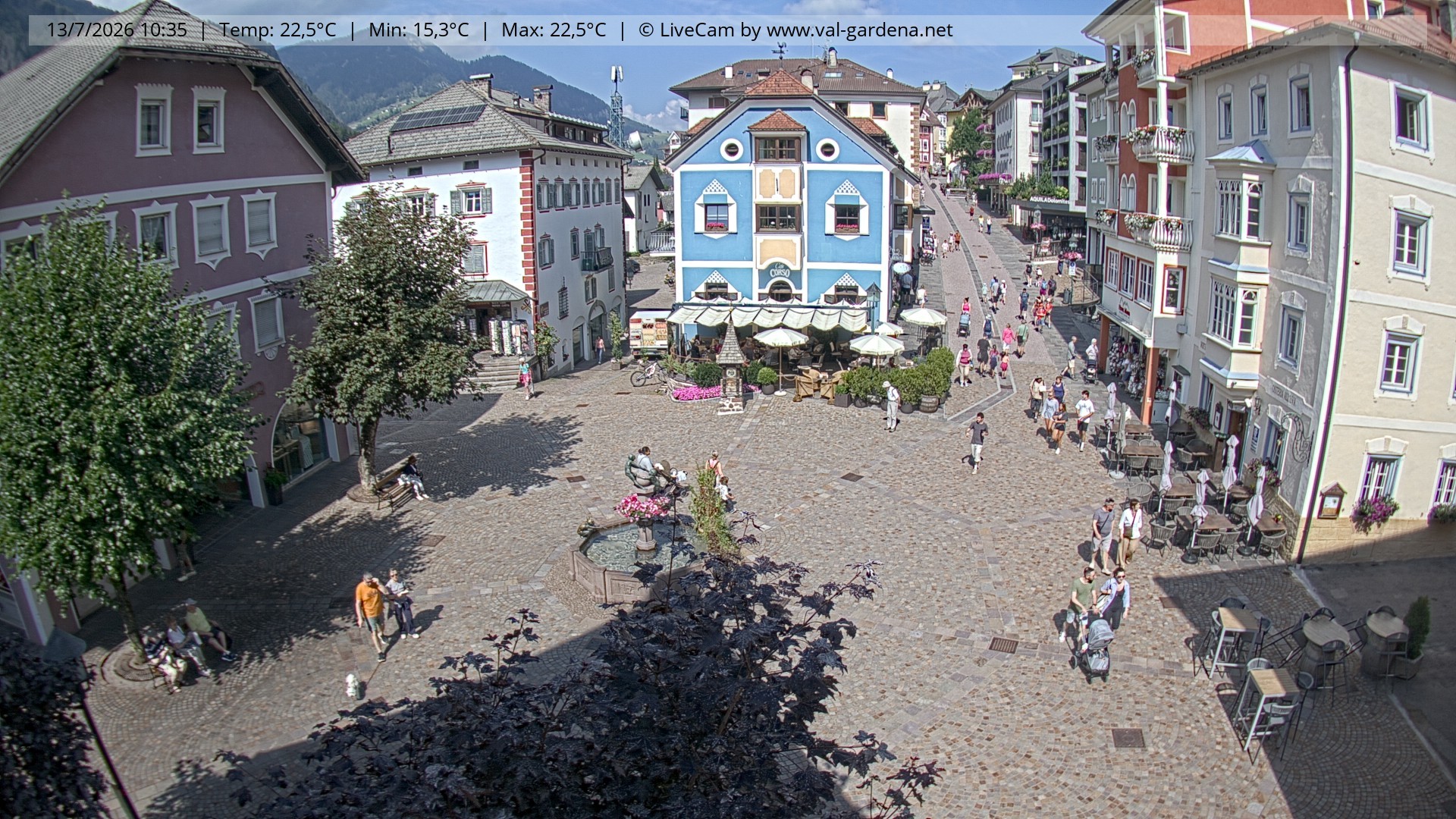 Archiv Foto Webcam St. Ulrich: Dorfzentrum