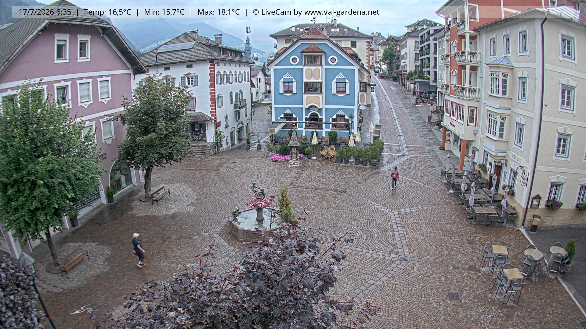 Archiv Foto Webcam St. Ulrich: Dorfzentrum