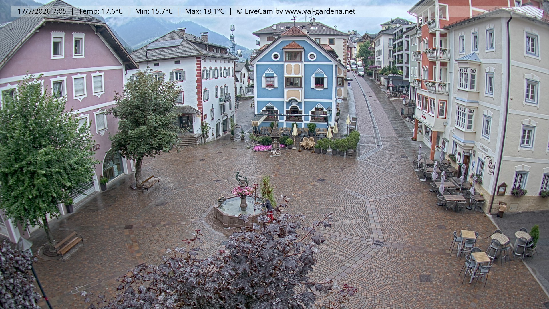 Archiv Foto Webcam St. Ulrich: Dorfzentrum