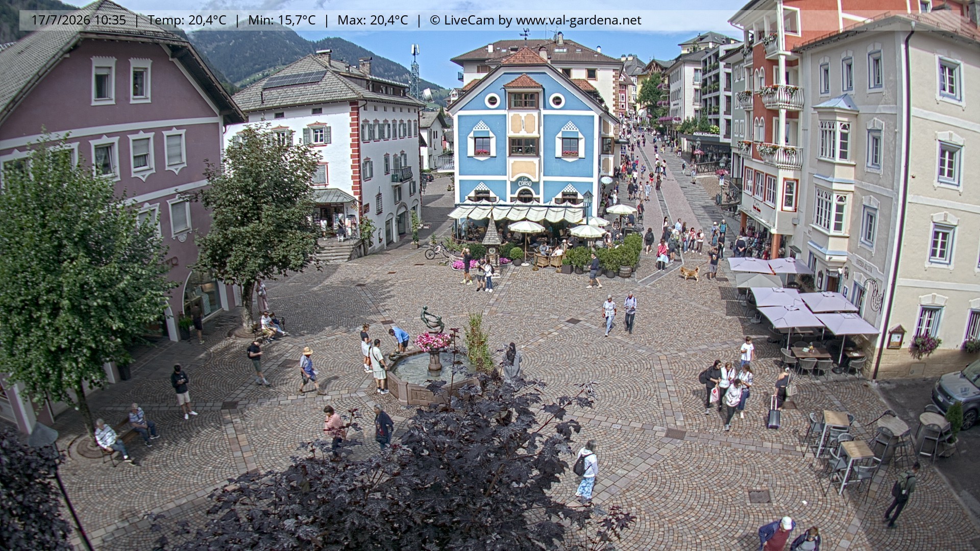Archiv Foto Webcam St. Ulrich: Dorfzentrum