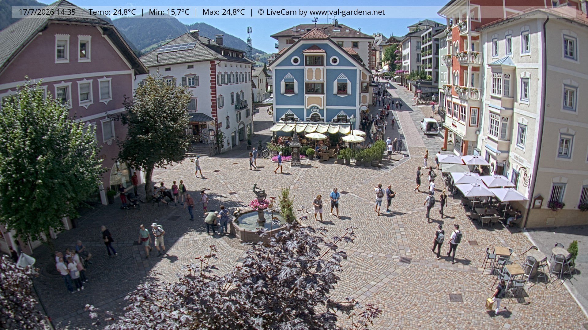 Archiv Foto Webcam St. Ulrich: Dorfzentrum