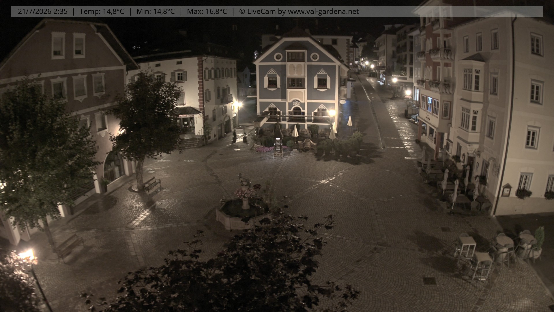 Archiv Foto Webcam St. Ulrich: Dorfzentrum