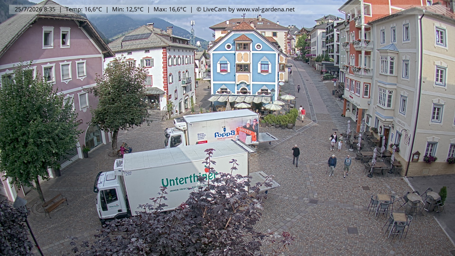Archiv Foto Webcam St. Ulrich: Dorfzentrum