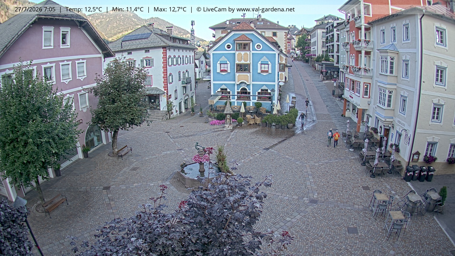 Archiv Foto Webcam St. Ulrich: Dorfzentrum