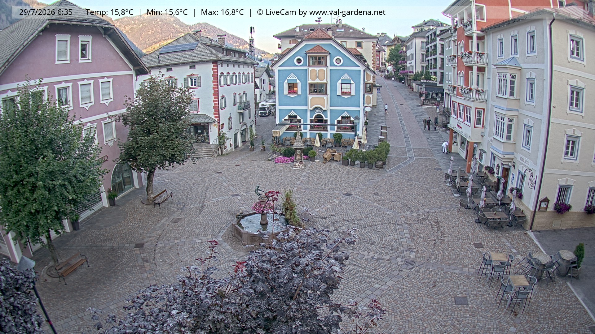 Archiv Foto Webcam St. Ulrich: Dorfzentrum