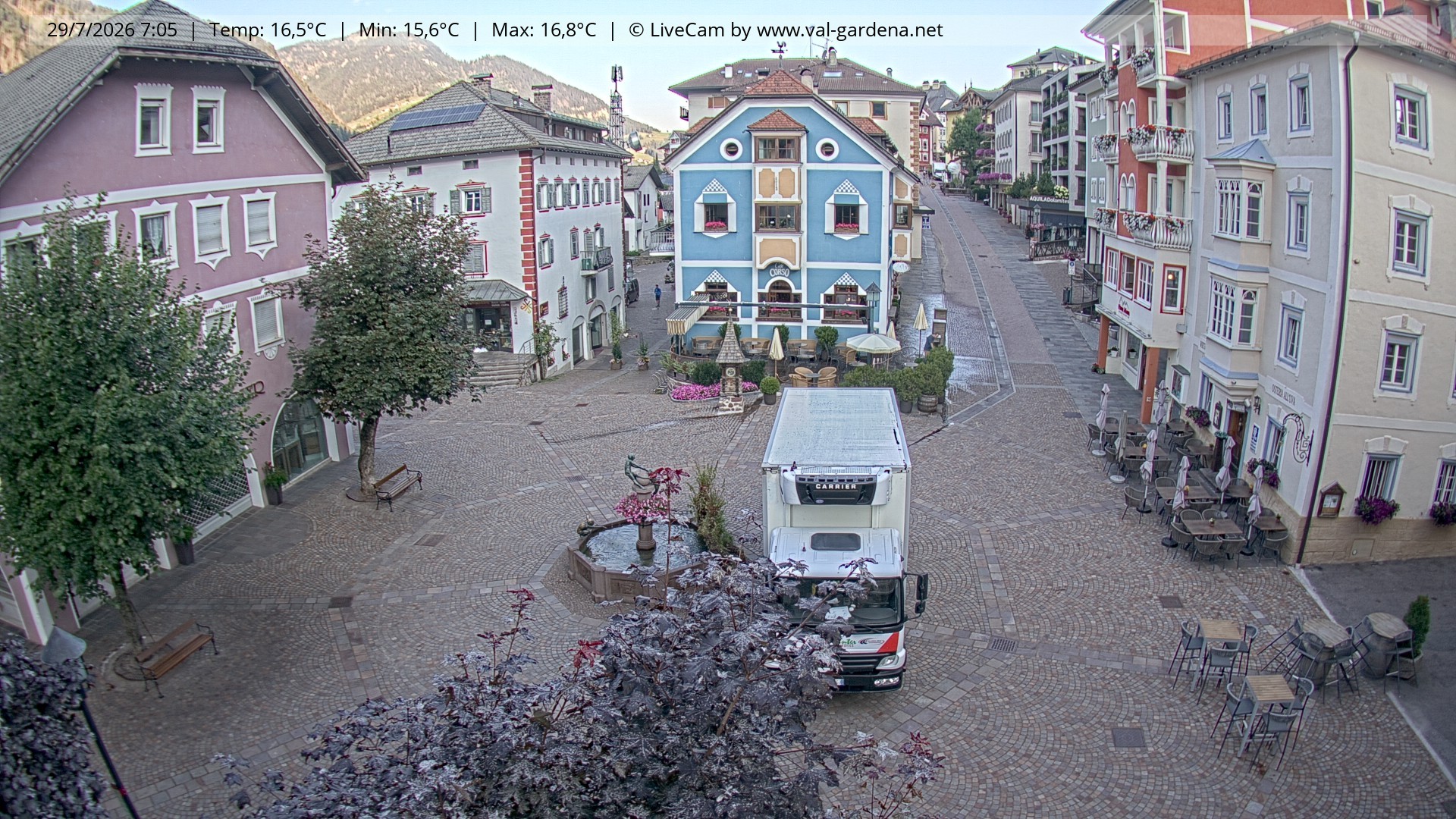 Archiv Foto Webcam St. Ulrich: Dorfzentrum