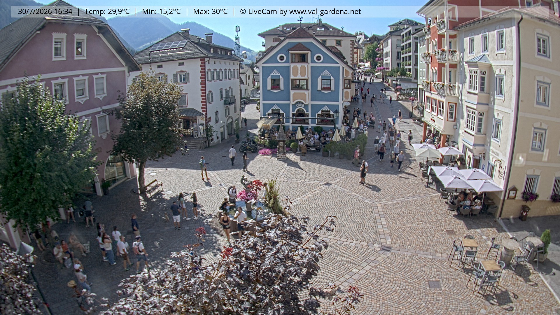 Archiv Foto Webcam St. Ulrich: Dorfzentrum