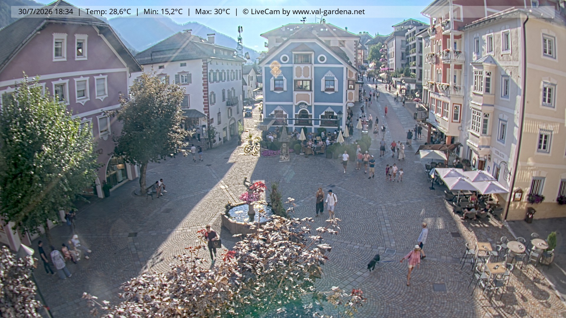 Archiv Foto Webcam St. Ulrich: Dorfzentrum