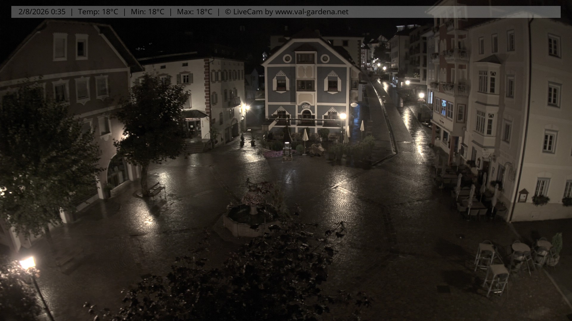 Archiv Foto Webcam St. Ulrich: Dorfzentrum