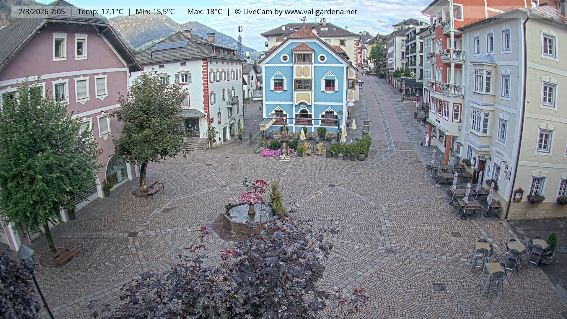 Archiv Foto Webcam St. Ulrich: Dorfzentrum
