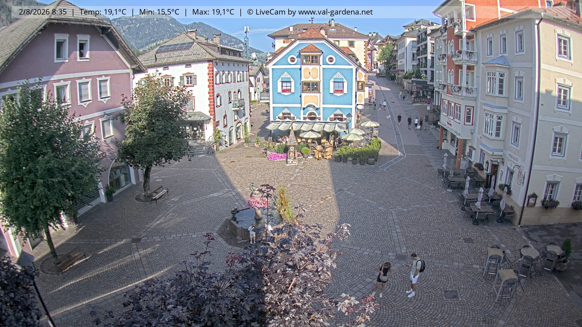 Archiv Foto Webcam St. Ulrich: Dorfzentrum