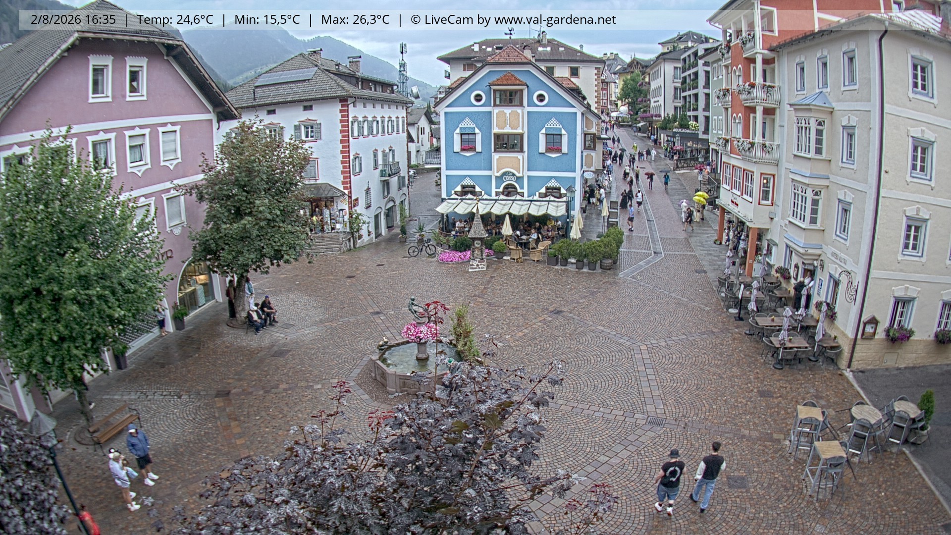 Archiv Foto Webcam St. Ulrich: Dorfzentrum