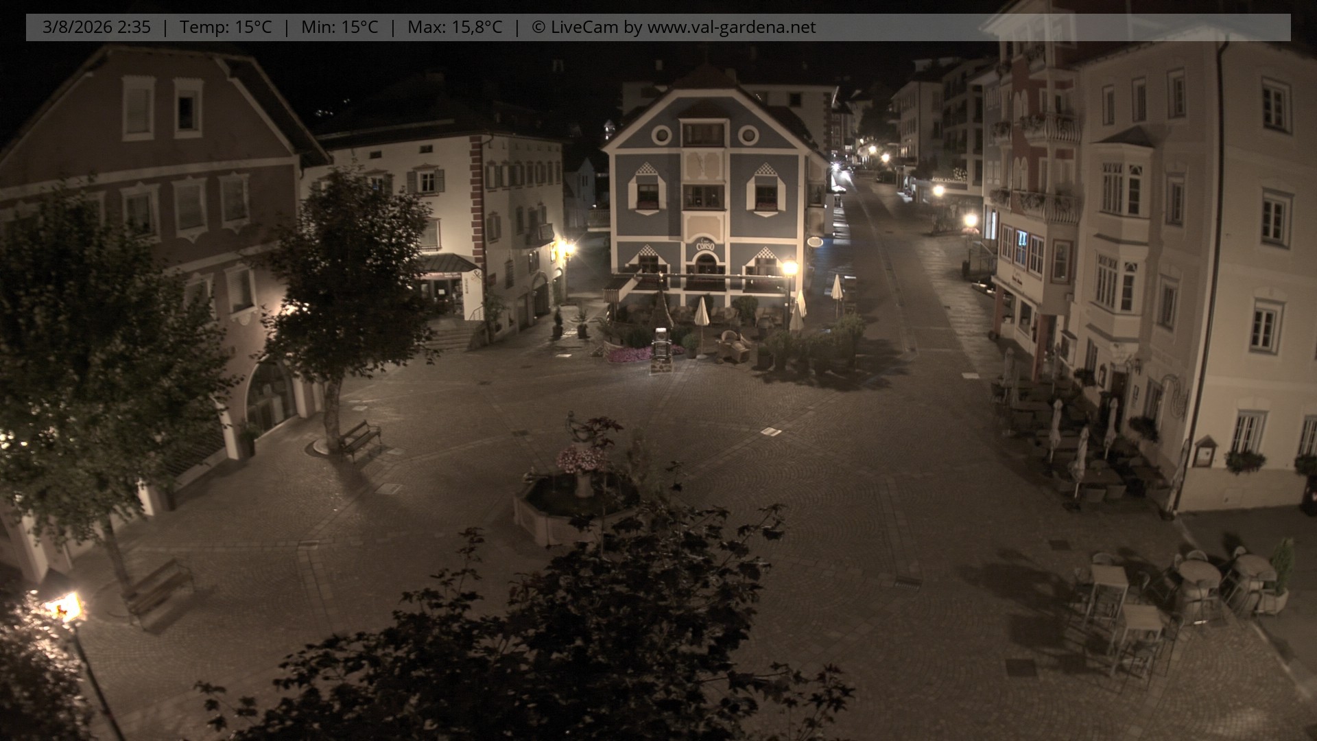 Archiv Foto Webcam St. Ulrich: Dorfzentrum