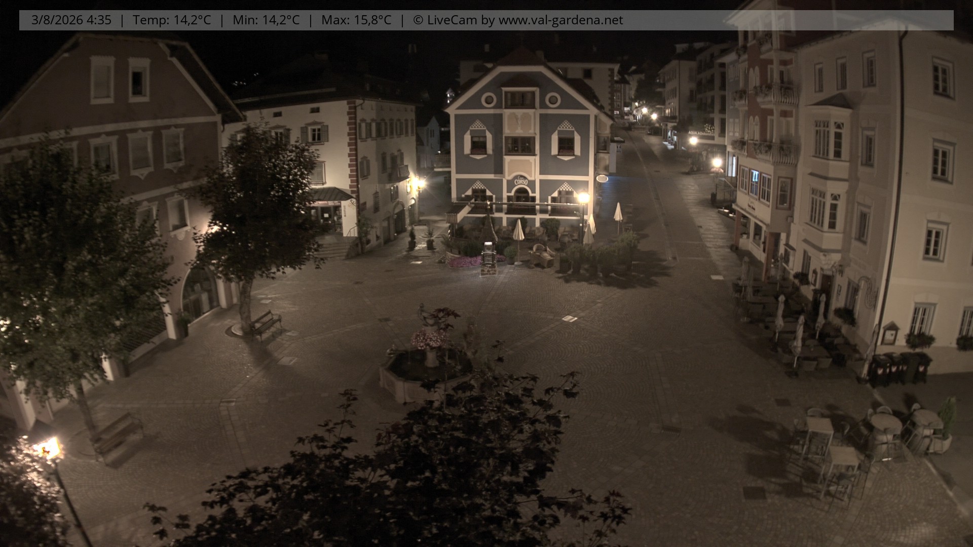 Archiv Foto Webcam St. Ulrich: Dorfzentrum