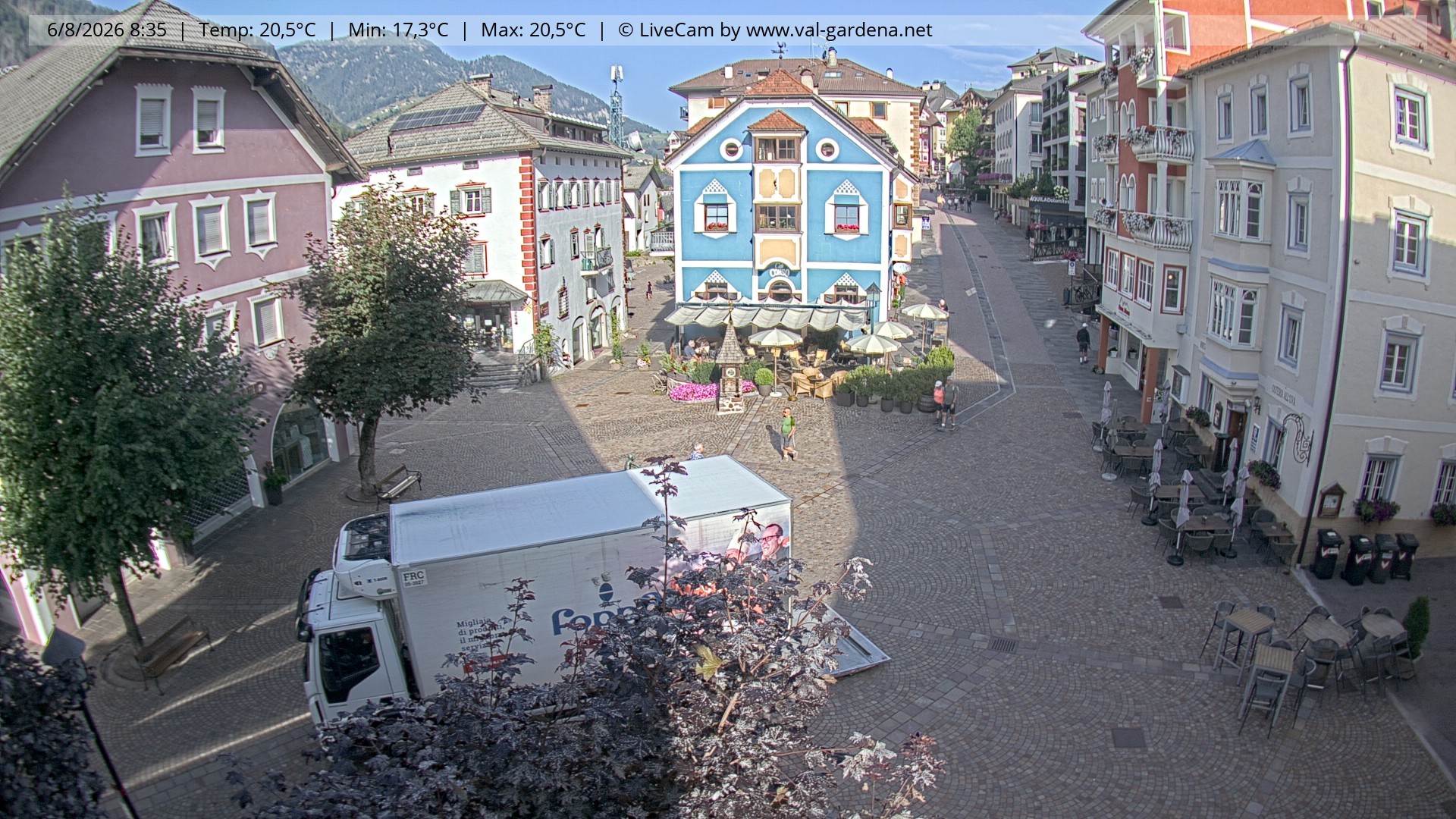 Archiv Foto Webcam St. Ulrich: Dorfzentrum