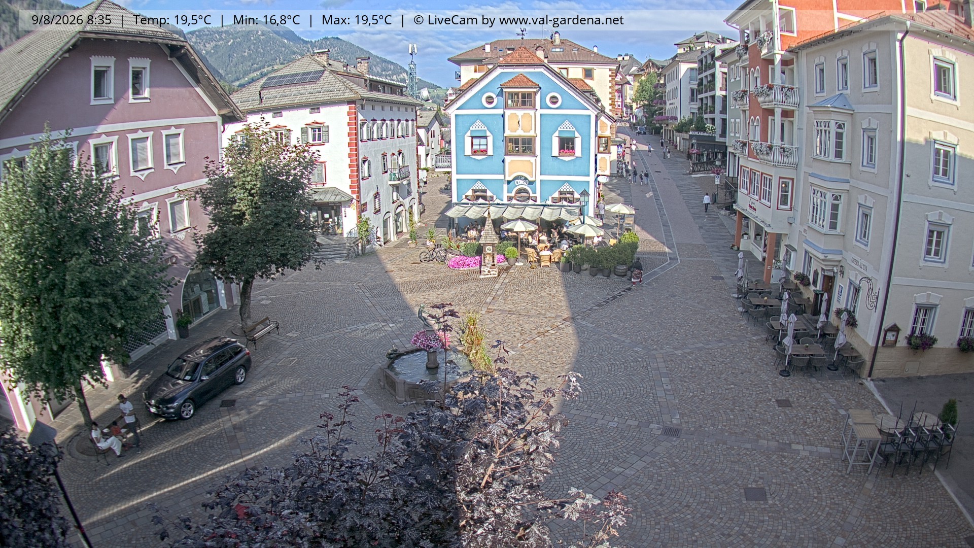 Archiv Foto Webcam St. Ulrich: Dorfzentrum