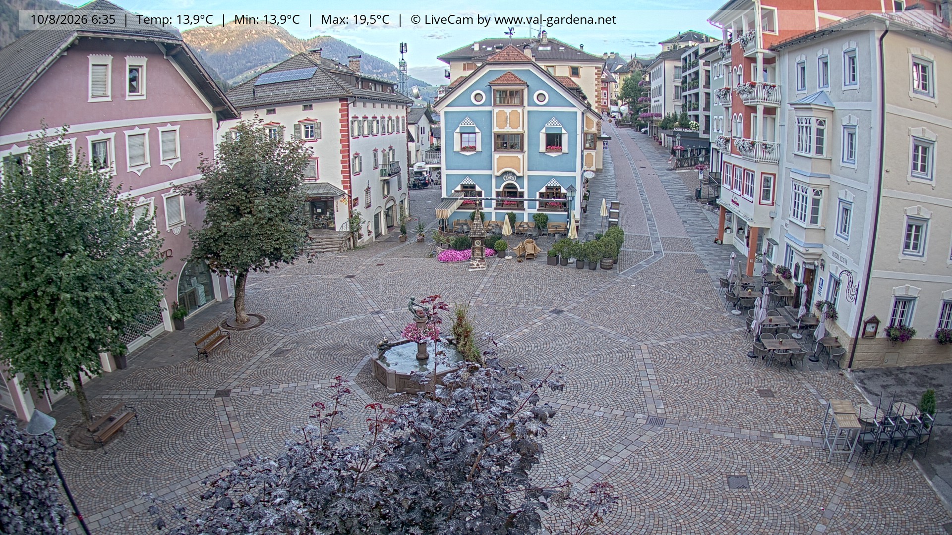 Archiv Foto Webcam St. Ulrich: Dorfzentrum