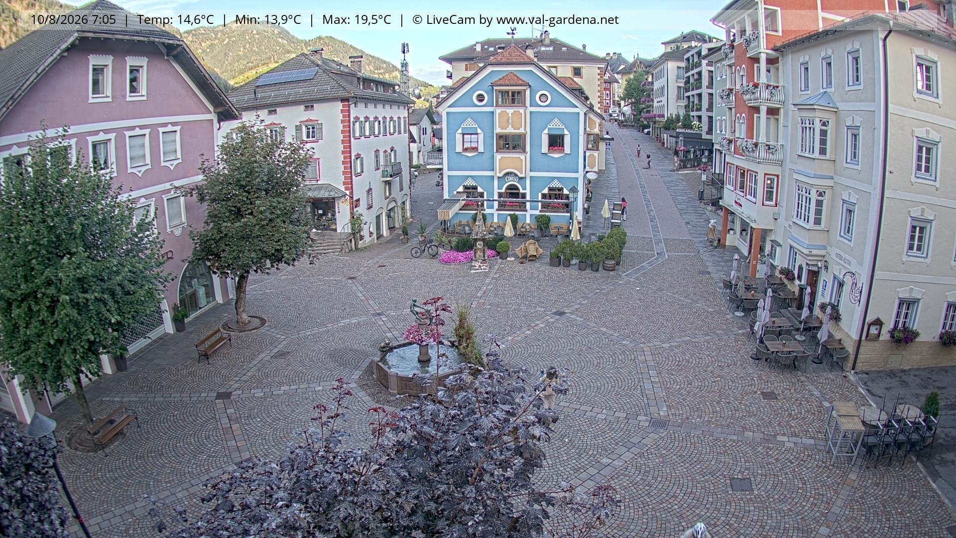 Archiv Foto Webcam St. Ulrich: Dorfzentrum