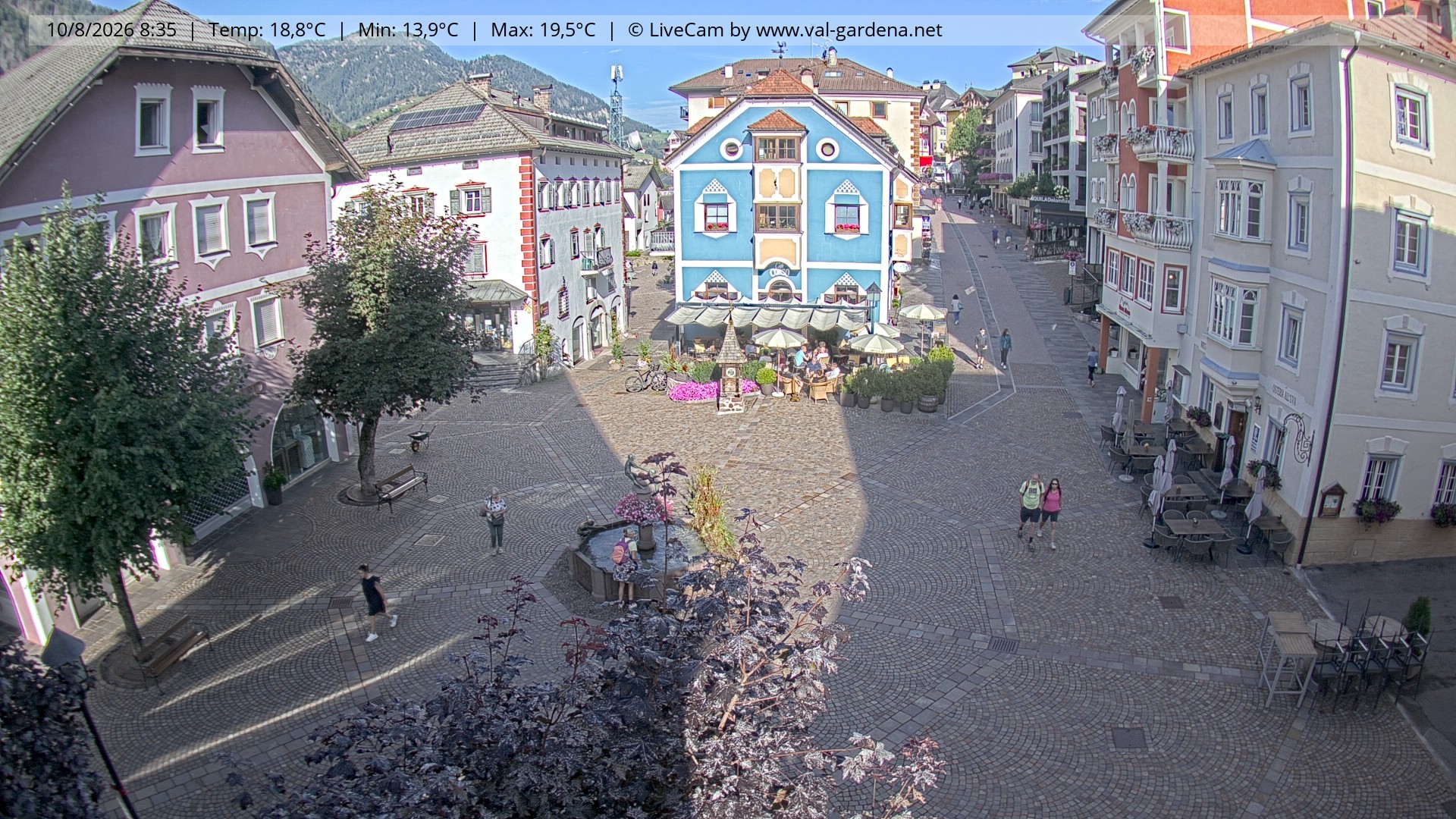 Archiv Foto Webcam St. Ulrich: Dorfzentrum
