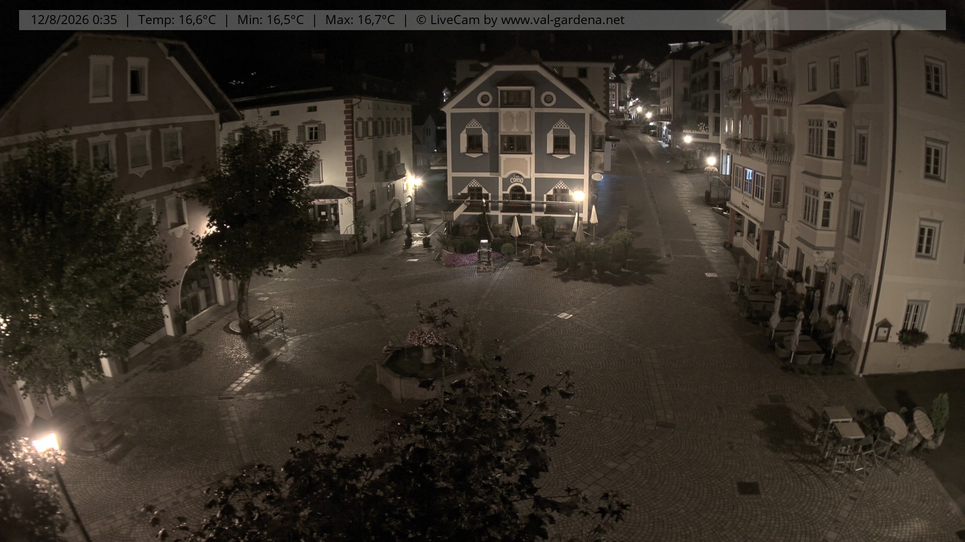 Archiv Foto Webcam St. Ulrich: Dorfzentrum