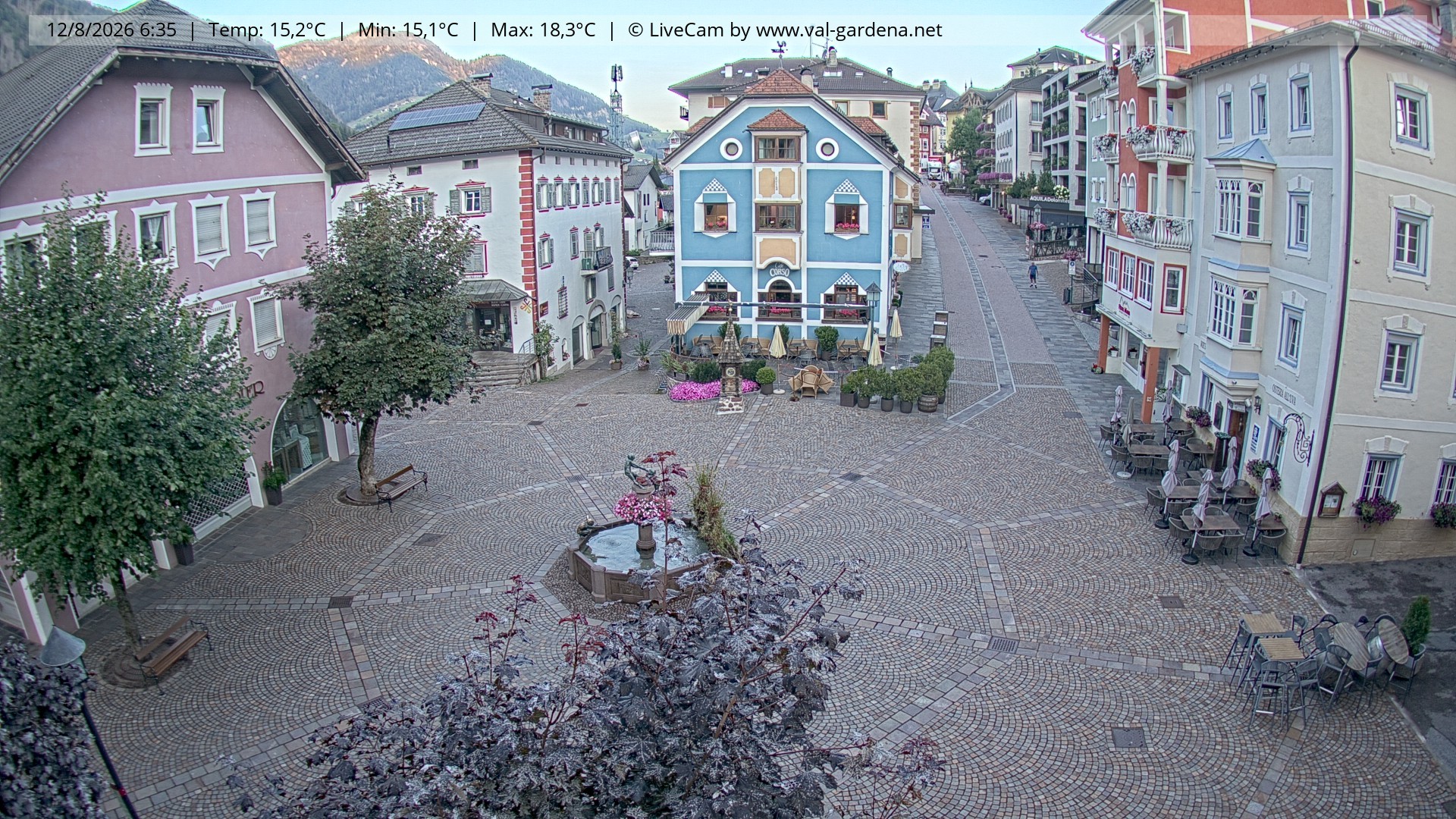 Archiv Foto Webcam St. Ulrich: Dorfzentrum