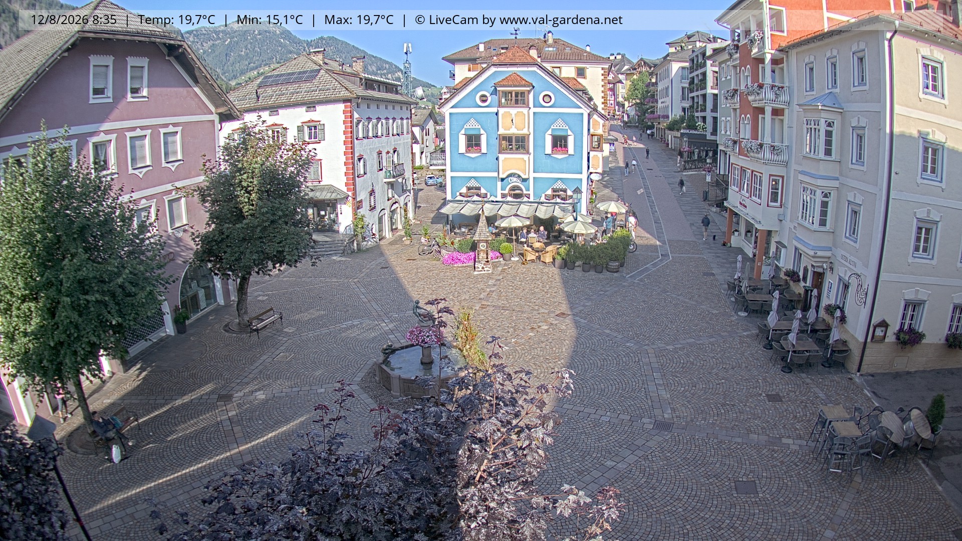 Archiv Foto Webcam St. Ulrich: Dorfzentrum