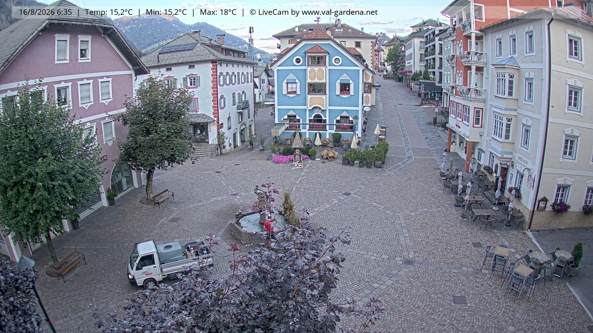 Archiv Foto Webcam St. Ulrich: Dorfzentrum